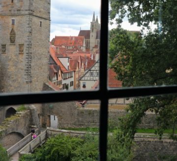 View of Rothenburg ob der Tauber from the Sentries House