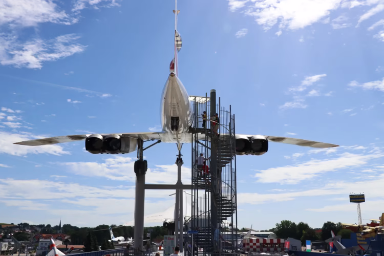 Concorde and Tupolev Tu-144 in Sinsheim