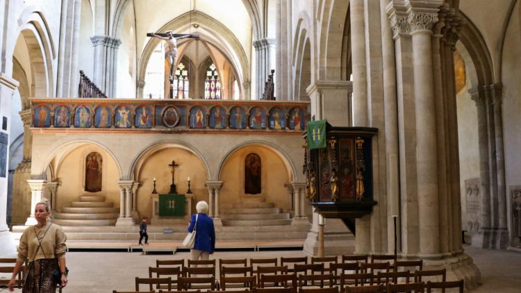 Romanesque rood screen in Naumburg Cathedral