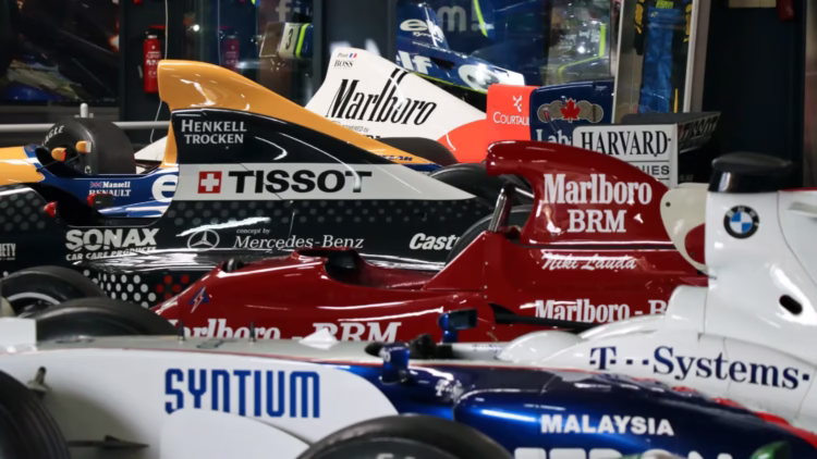 Formula 1 Cars in the Technik Museum Sinsheim