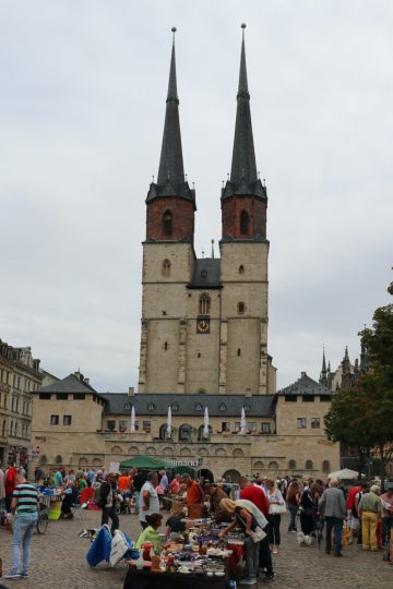 Hallmarkt and Marktkirche Halle