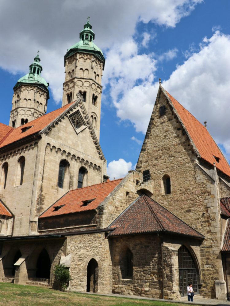 Romanesque east towers of Naumburg Cathedral