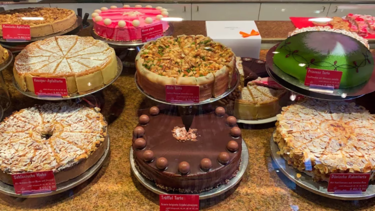 Cakes in Cafe am Markt Schwäbisch Hall
