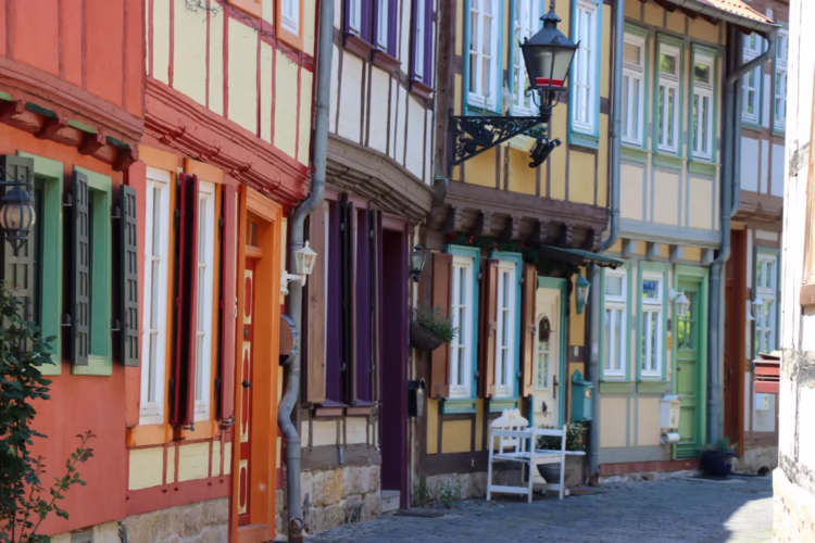 Half Timbered Buildings in Halberstadt