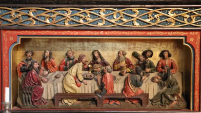 Last Supper on the Michaelsaltar in St Michael's in Schwäbisch Hall