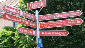 Signposts in Halberstadt