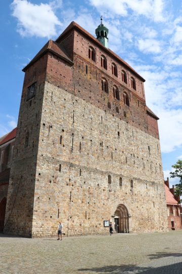 Westwerk of Havelberg Cathedral with Neo-Romanesque Portal