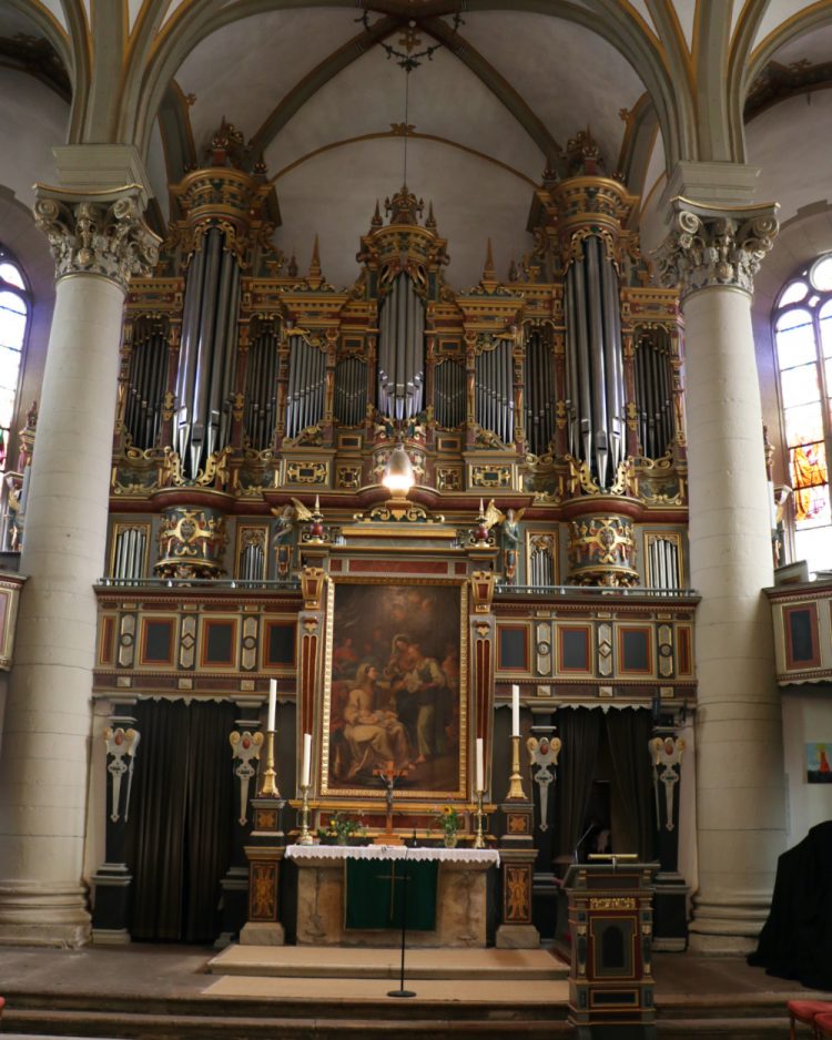 Altar and Organ of the Stadtkirche in Bückeburg