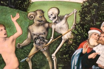 Detail from Damnation and Salvation by Cranach