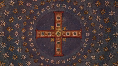 Center of Dome Mosaic Bückenburg Mausoleum