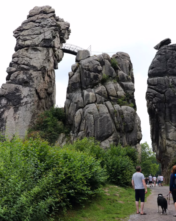 Road through the Externsteine