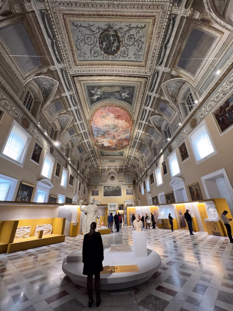 Hall of the Sundial in the National Museum of Archaeology in Naples