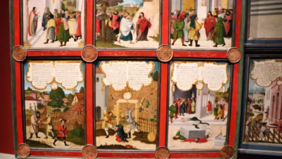 Gothaer Tafelaltar (Detail) by Heinrich Füllmauer in the Ducal Museum in Gotha