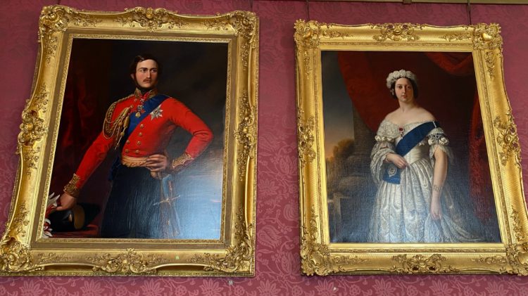 Painting of Prince Albert and Queen Victoria
