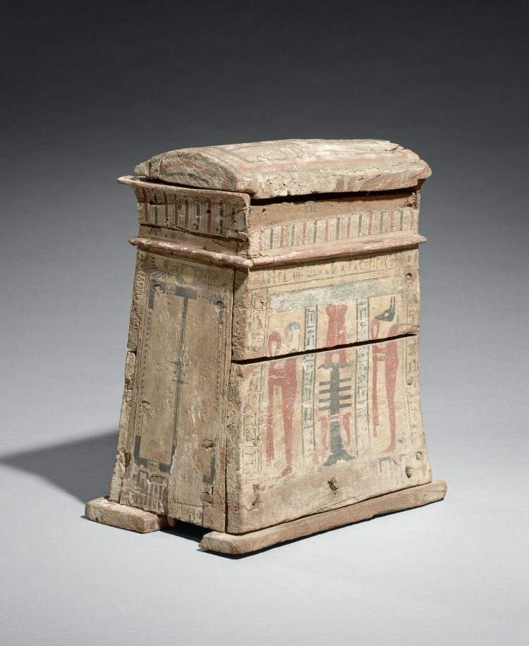 Canopic Chest from Akhmim in the exhibition Akhmim — Egypt’s Forgotten City in the James Simon Gallery