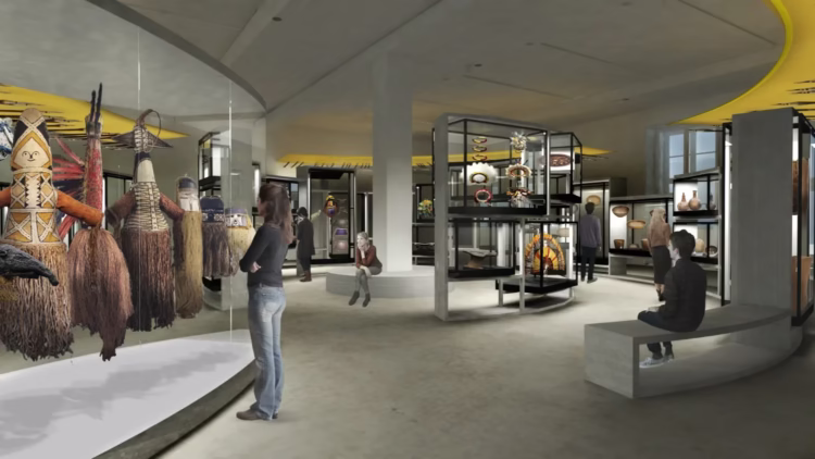 Ethnological Museum in the Humboldt Forum in the Berliner Schloss