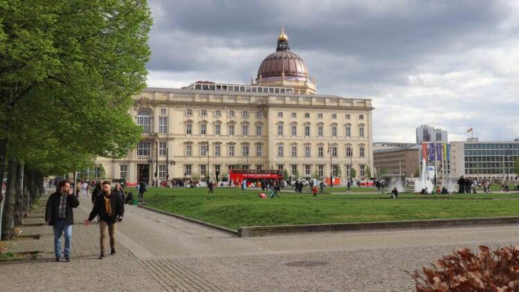Humboldt Forum and Lustgarten in Berlin