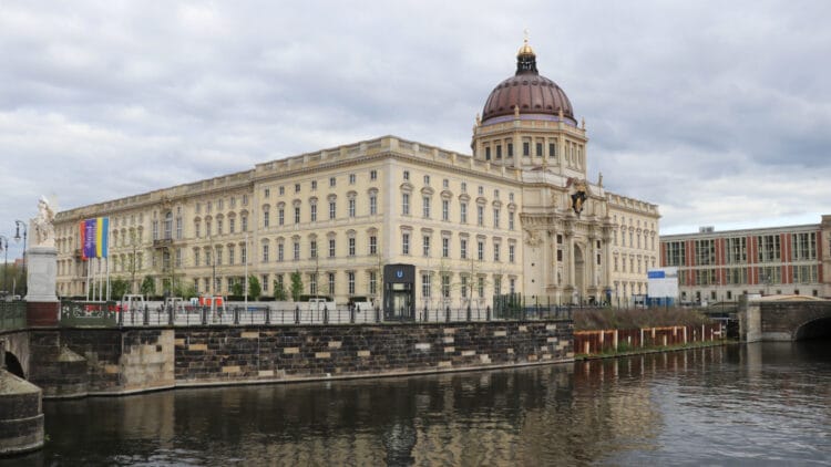 Humboldt Forum in Berlin with the new dome and cross