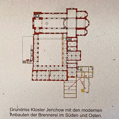Floorplan of Kloster Jerichow Monastery