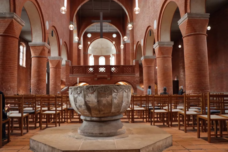 Baptismal font at Kloster Jerichow