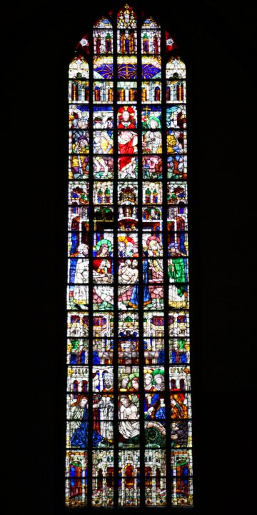 The largest window in the Dom St Nicholas in Stendal