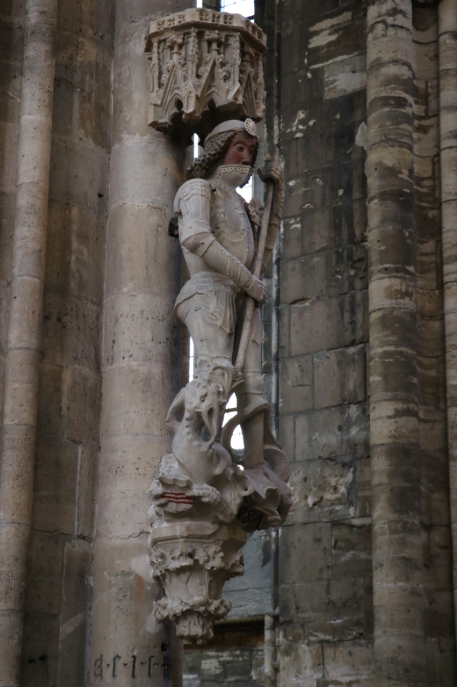 St George Slaying the Dragon in Halberstadt Cathedral