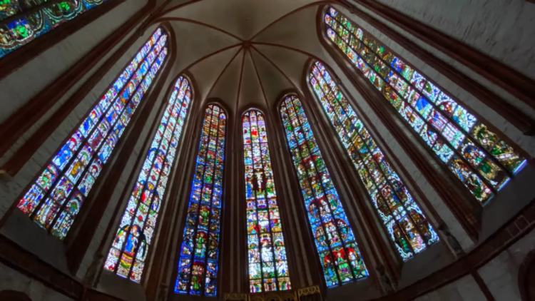 Stained Glass Windows in the Dom St Nikolaus (St Nicholas) in Stendal