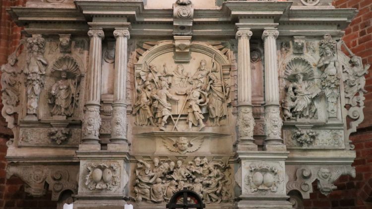 Detail of the High Altar on the Jacobikirche in Stendal