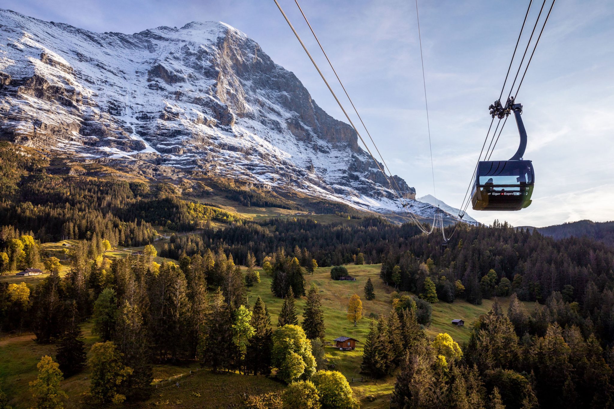 2024 Eiger Express Cable Car from Grindelwald to Eigergletscher and
