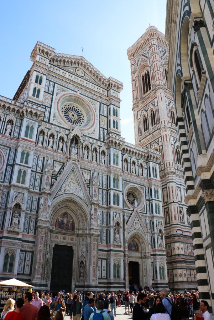 Duomo Facade and Campanile in Florence