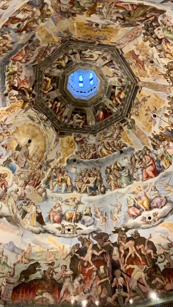 Ceiling Fresco on the dome of the Duomo in Florence