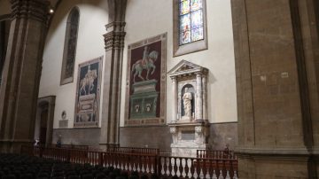 Frescoes in the Duomo in Florence