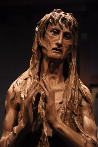 Penitent Mary Magdalene by Donatello (Detail)