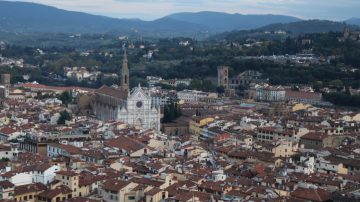 Santa Croce seen from the Cupola of the Duomo in Florence