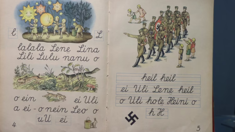 1930s era writing book in the Kunsthistorisches Museum in Magdeburg