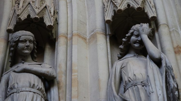 Two Foolish Virgins Magdeburg Cathedral