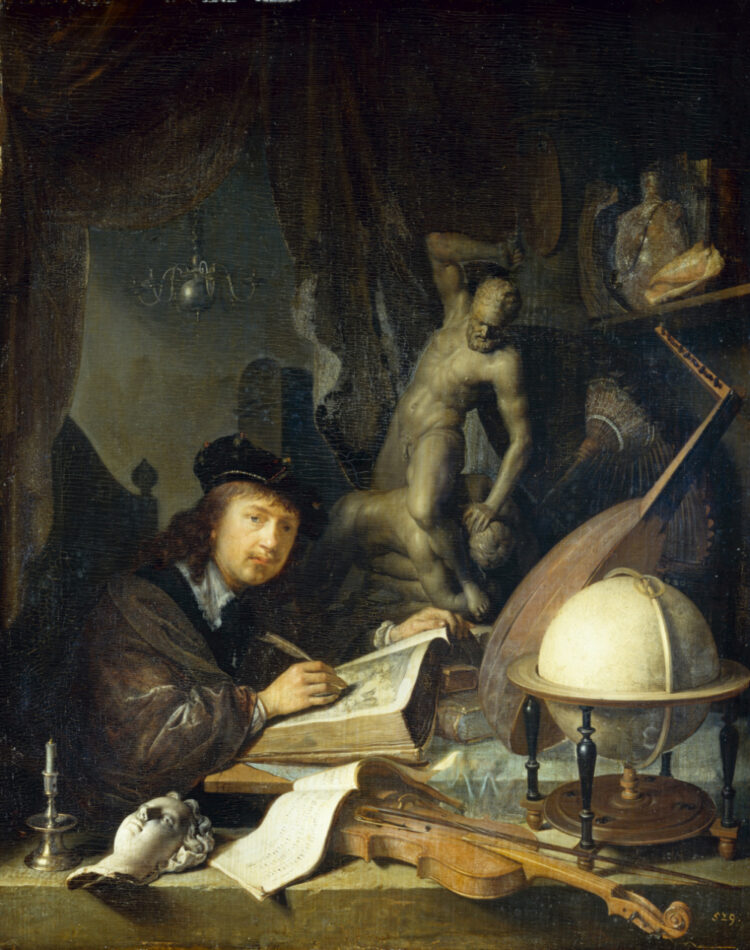 Gerard Dou, Der Maler in seiner Werkstatt