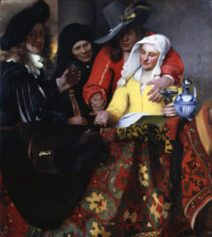 The Procuress / Bei der Kupplerin, Gemäldegalerie Dresden
