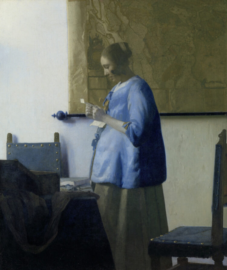 Woman Reading a Letter / Briefleserin in Blau, Rijksmuseum Amsterdam