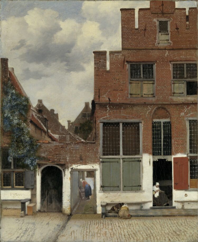 The Little Street / Häuseransicht in Delft (Die kleine Straße), Rijksmuseum Amsterdam