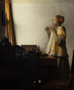 Woman with a Pearl Necklace / Mädchen mit dem Perlenhalsband, Gemäldegalerie Berlin