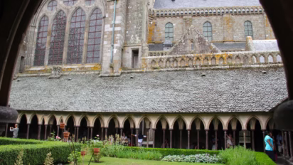 Cloisters of Mont St Michel