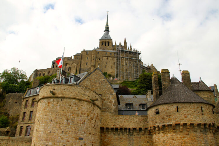 Fortified Mont St Michel