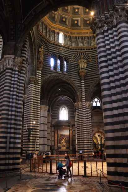 Interior of Siena Duomo