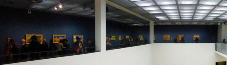 Some of the last works painted by Vincent van Gogh on display in the Van Gogh Museum Amsterdam