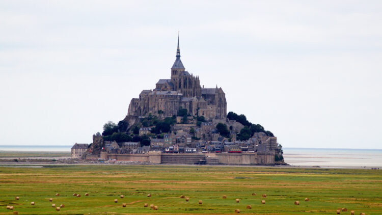 View of Mont St Michel