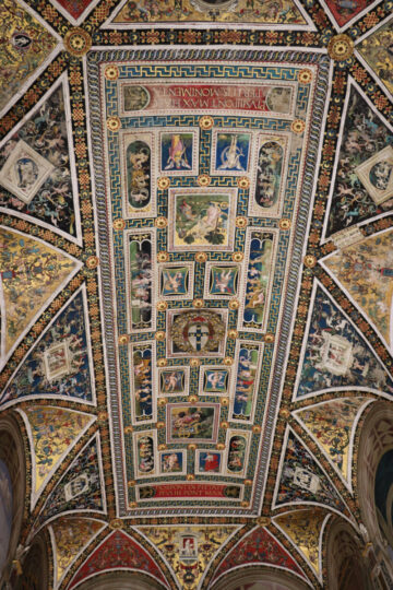 Ceiling Piccolomini Library Piccolomini Library in Siena Cathedral