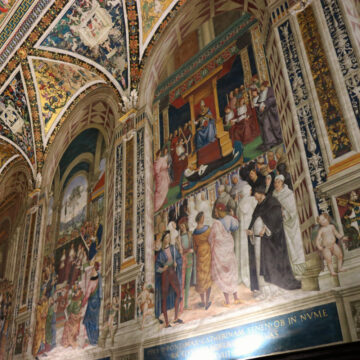 Raphael and Pinturicchio Piccolomini Library in Siena Cathedral
