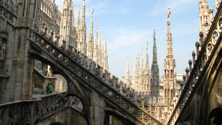 Forest of Spires on Milan Cathedral Roof