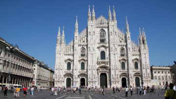 Western facade of Milan Cathedral -- White marble gothic at its best, even if only done in the 19th century